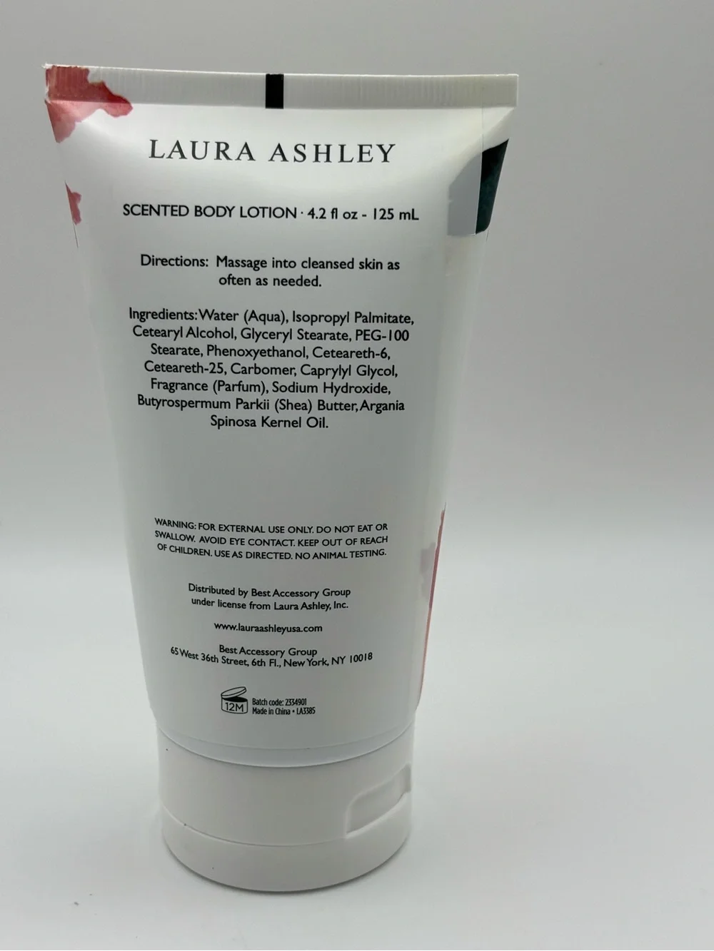 Laura Ashley Pink Peony Hydrating Body Lotion 4.2 oz New